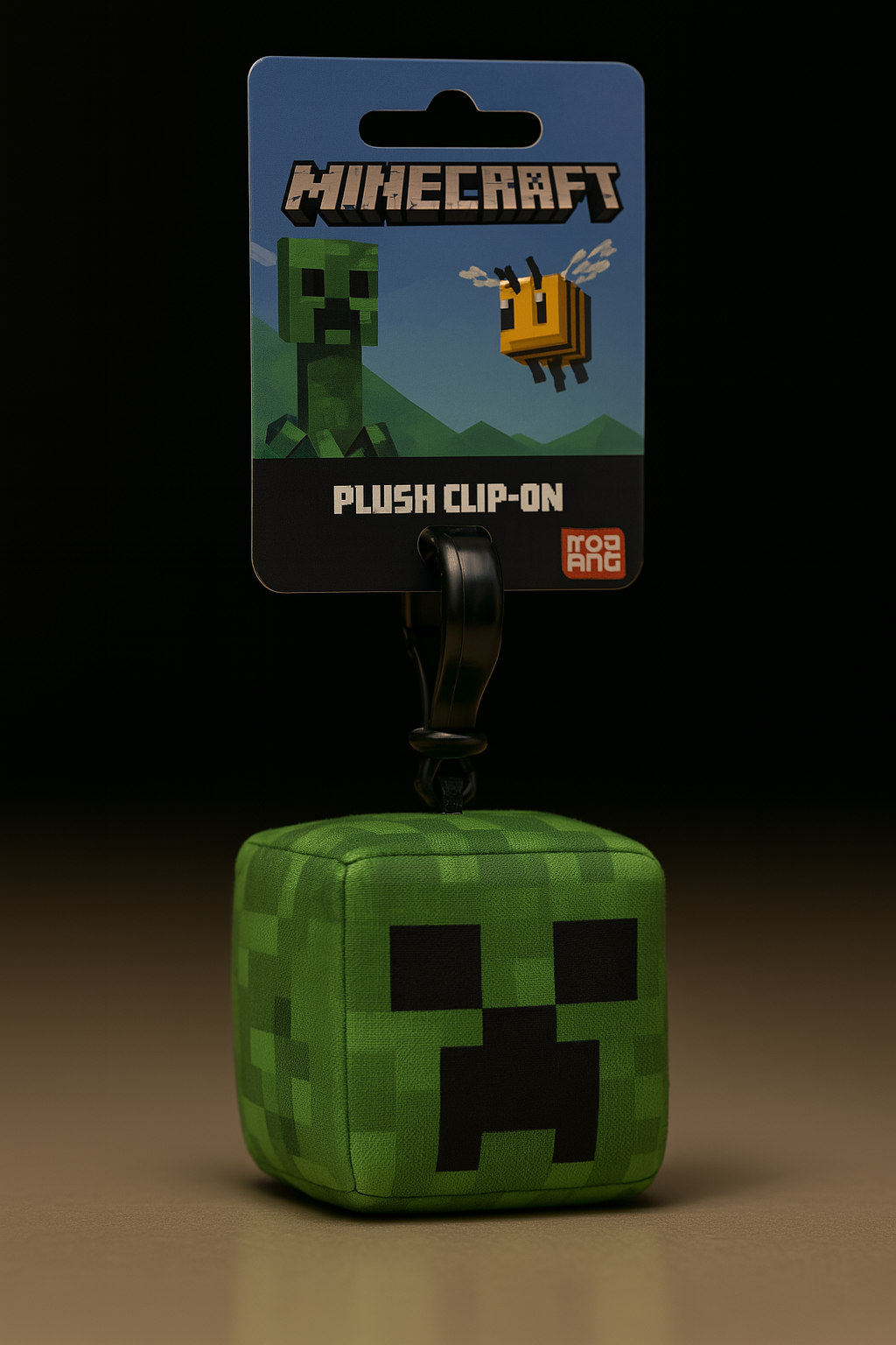 Minecraft Plush Clip-On Anhänger – Creeper, Steve, Grasblock & TNT | Rucksack-Anhänger