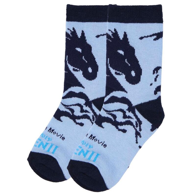 Disney Frozen 2 Kinder-Socke hellblau mit Nokk Wasserpferd Motiv