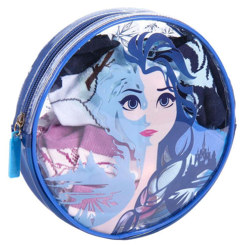 Disney Frozen 2 Elsa Aufbewahrungstasche fuer Kinder-Socken 5er-Pack