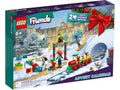LEGO Friends Adventskalender 2023 (41758) Vorderseite – Box mit Weihnachtszug, Tieren & Heartlake City, 24 Türchen, ab 6 Jahren