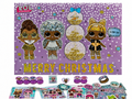LOL Surprise Adventskalender Inhalt – 6 Mini-Stempel, Sticker, Washi Tape, Stifte, Malblock & Accessoires mit LOL Surprise Puppen-Motiven