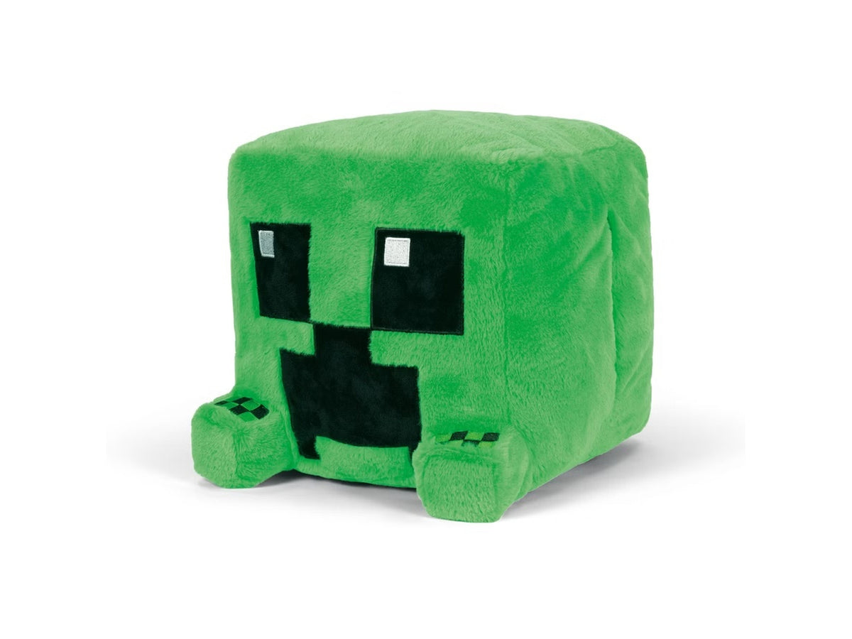 Minecraft Creeper Kuschelkissen grün – weiches Plüsch Handwärmer Kissen Kinder Freisteller