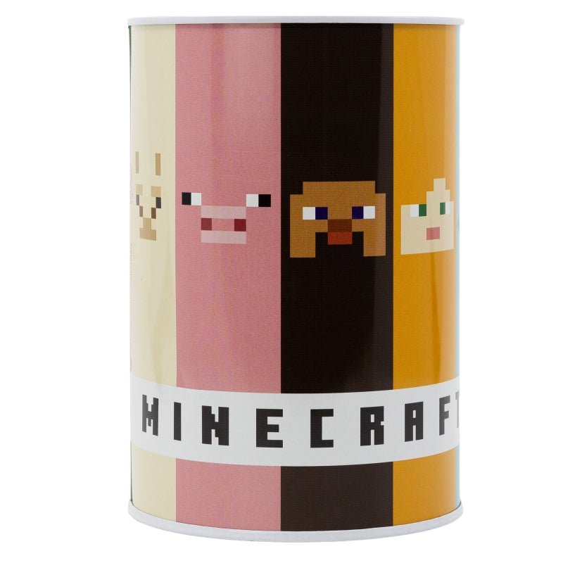 Minecraft Spardose Metall – bunte Mobs Pig Chicken Kinder Geschenk