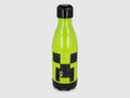 Minecraft Trinkflasche 560ml grün mit Creeper-Gesicht – Edelstahl Wasserflasche für Kinder